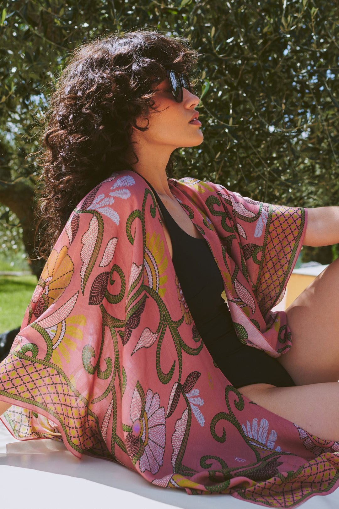 Giant Kantha Dusk Throwover