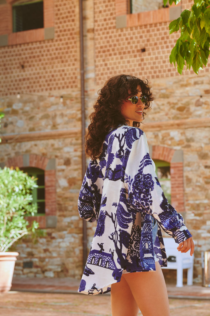 Giant Willow Blue Oversized Shirt