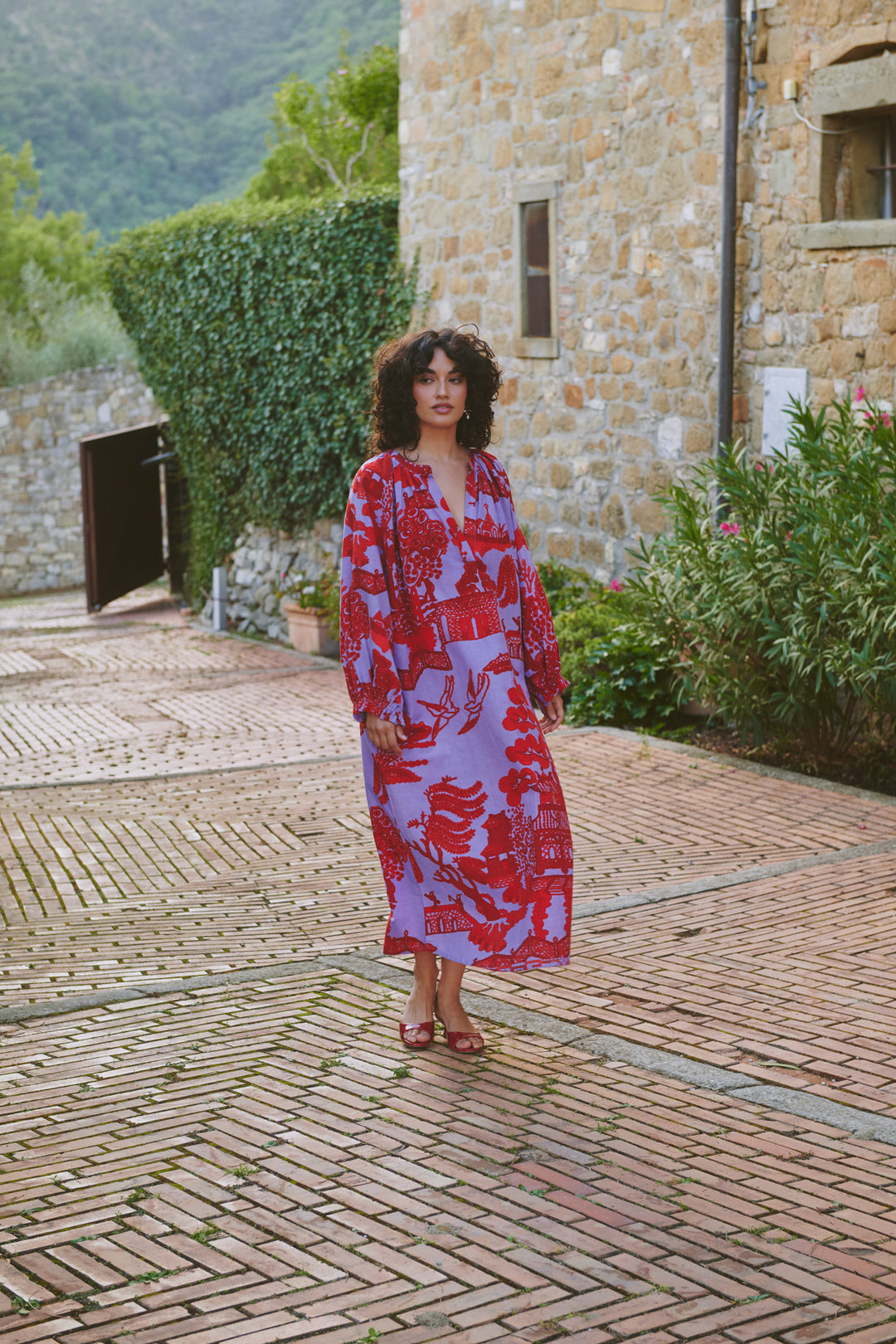 Giant Willow Violet Raglan Dress