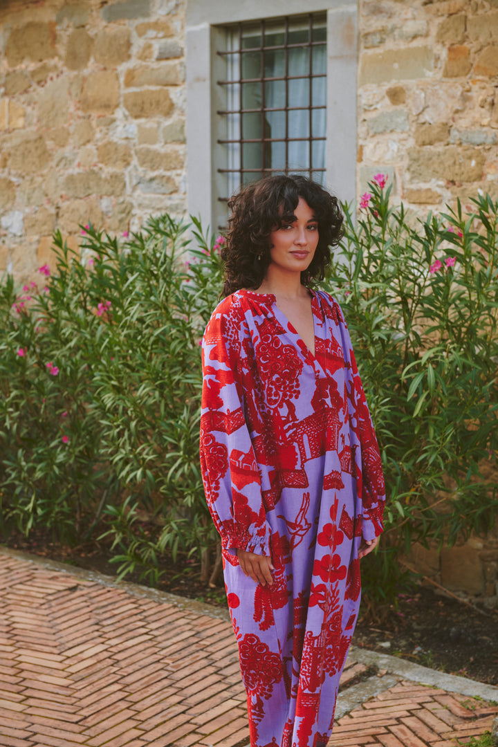 Giant Willow Violet Raglan Dress