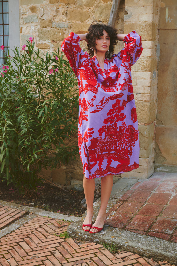Giant Willow Violet Raglan Dress