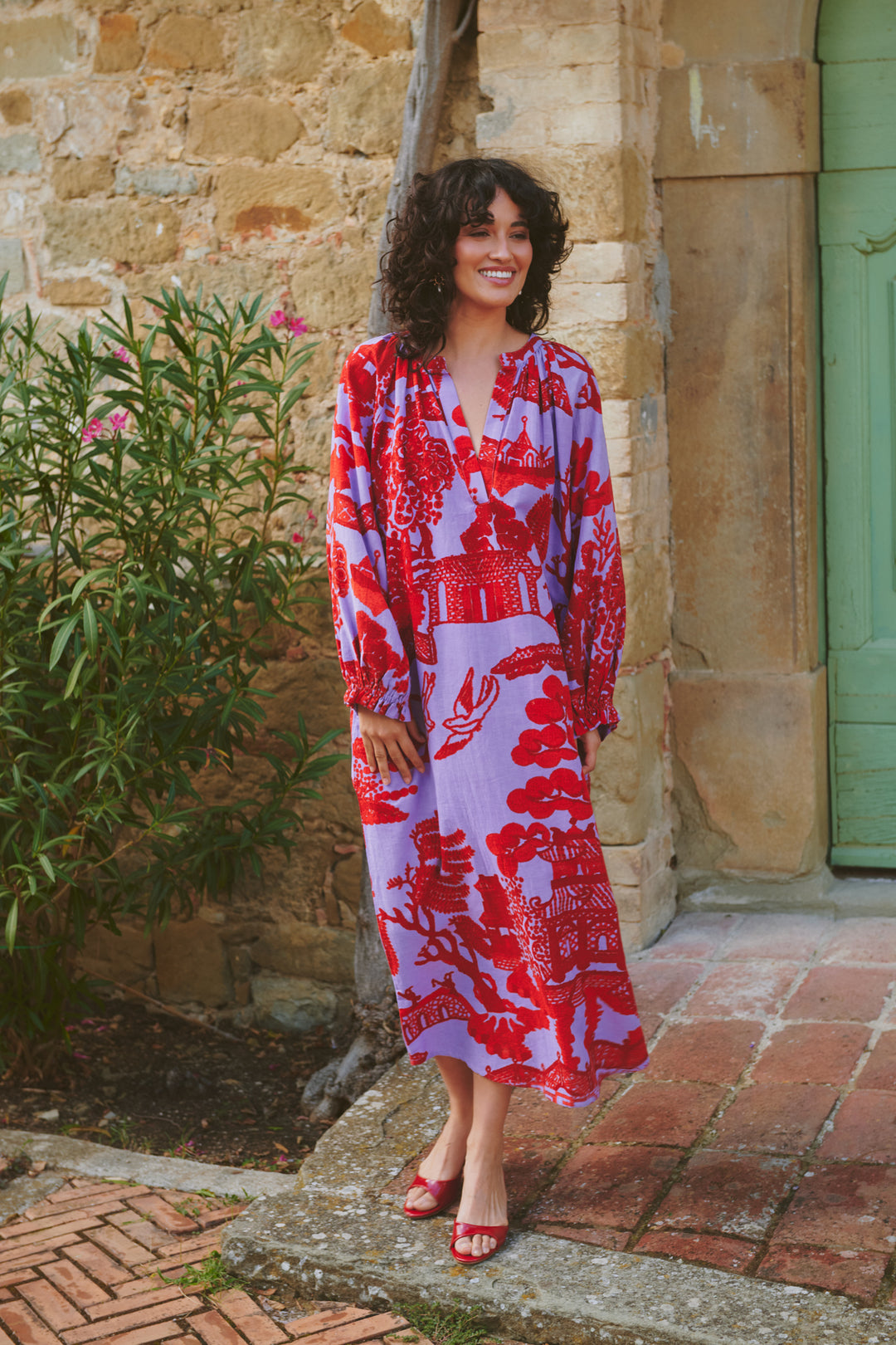 Giant Willow Violet Raglan Dress