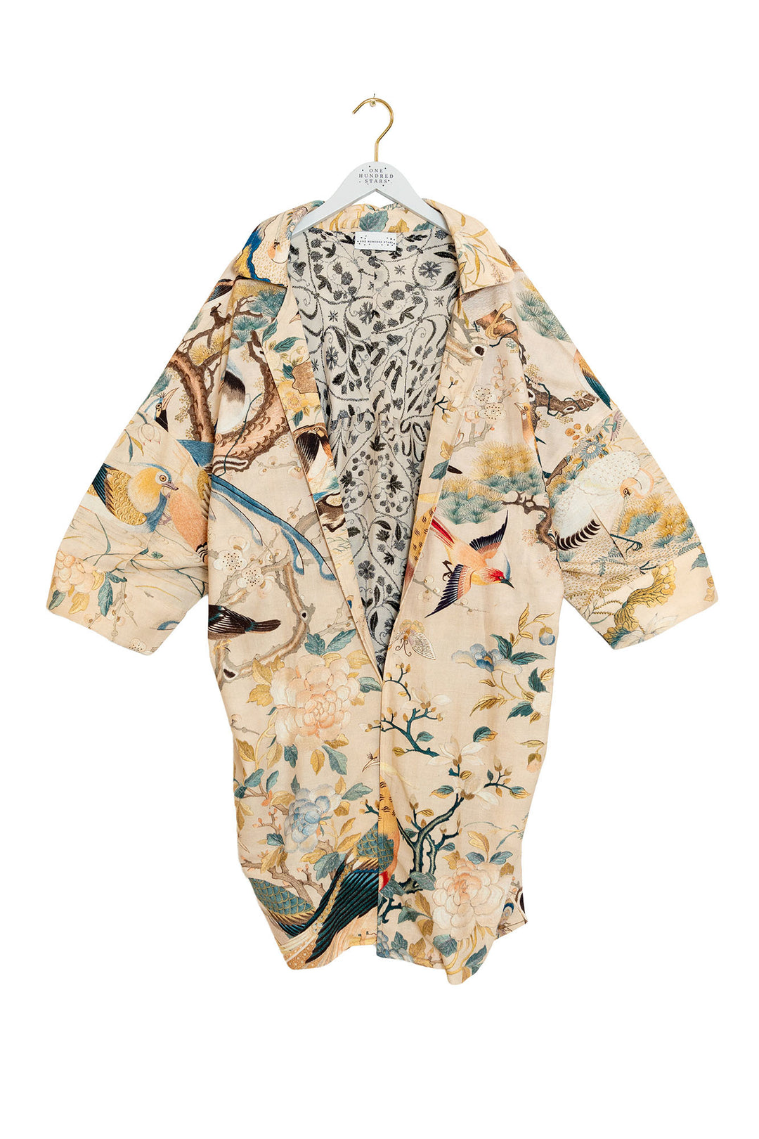 Manteau artisanal nu colibri