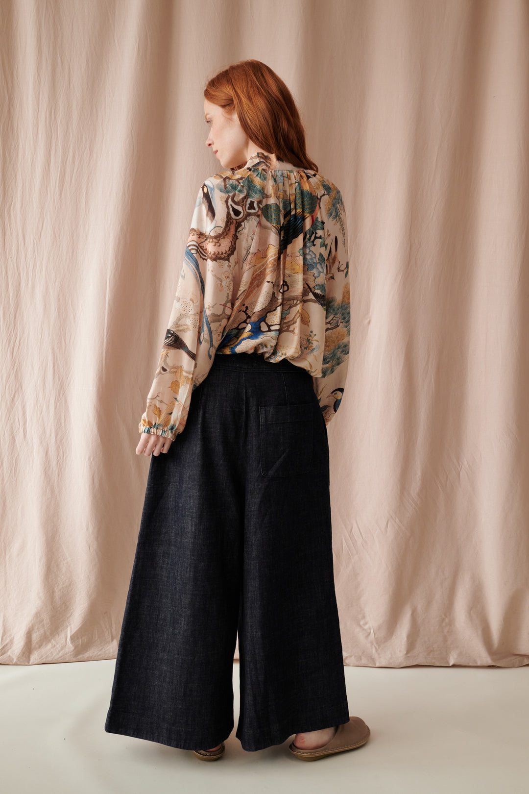Hummingbird Nude Pussybow Blouse