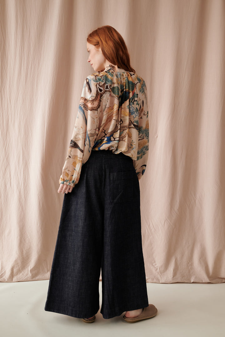 Hummingbird Nude Pussybow Blouse