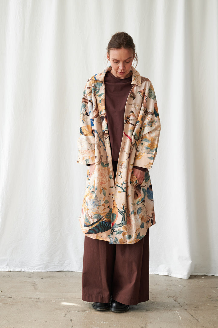 Manteau artisanal nu colibri