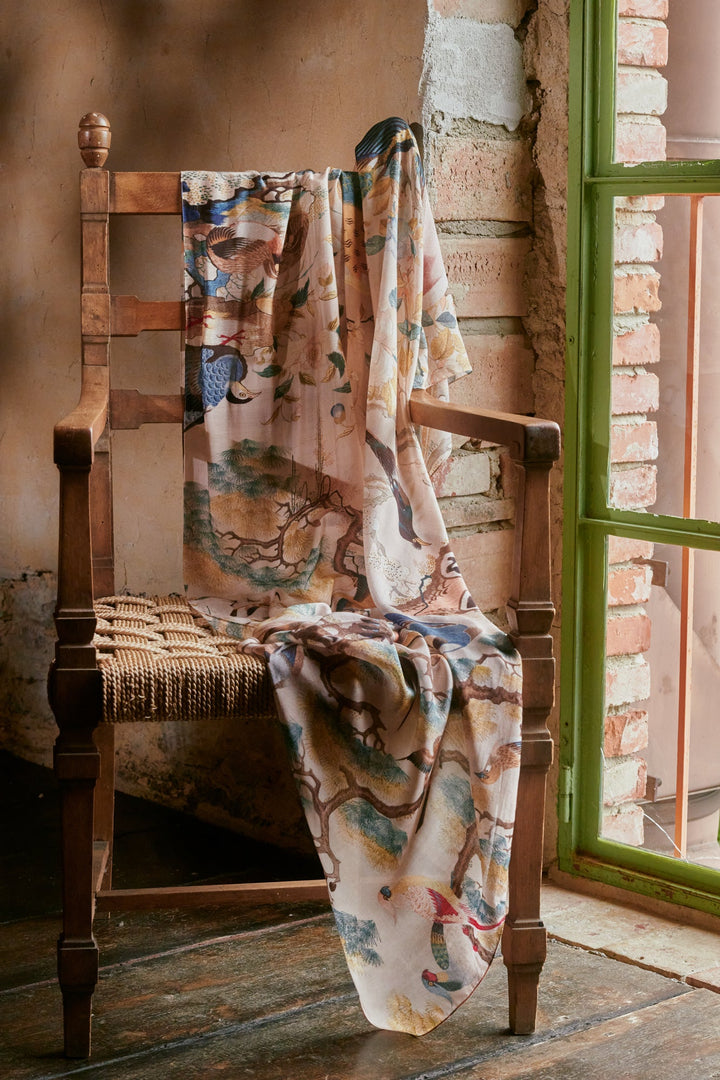 Écharpe colibri nude