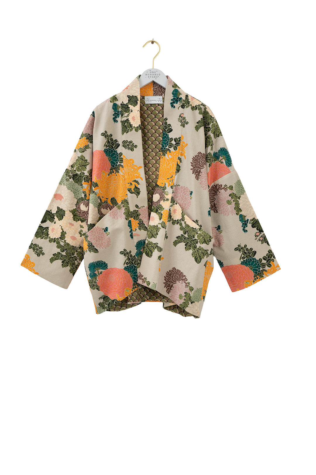 Veste à poches en mastic Jacquard
