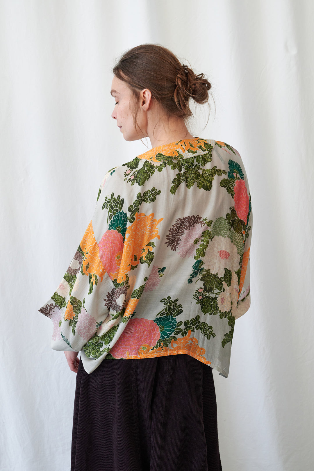 Kimono en mastic Jacquard