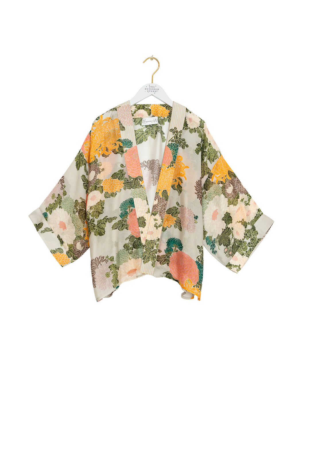 Kimono en mastic Jacquard