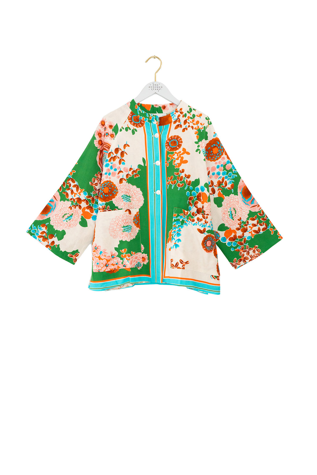 Kitsch Bouquet Green Summer Jacket