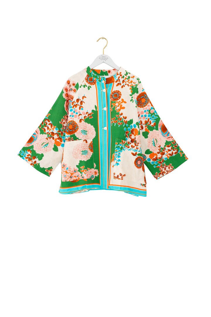 Kitsch Bouquet Green Summer Jacket