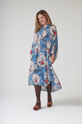 Magnolia Plates Blue Crepe Darcy Dress