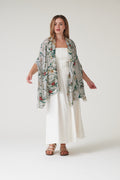 Magnolia Plates Putty Scarf