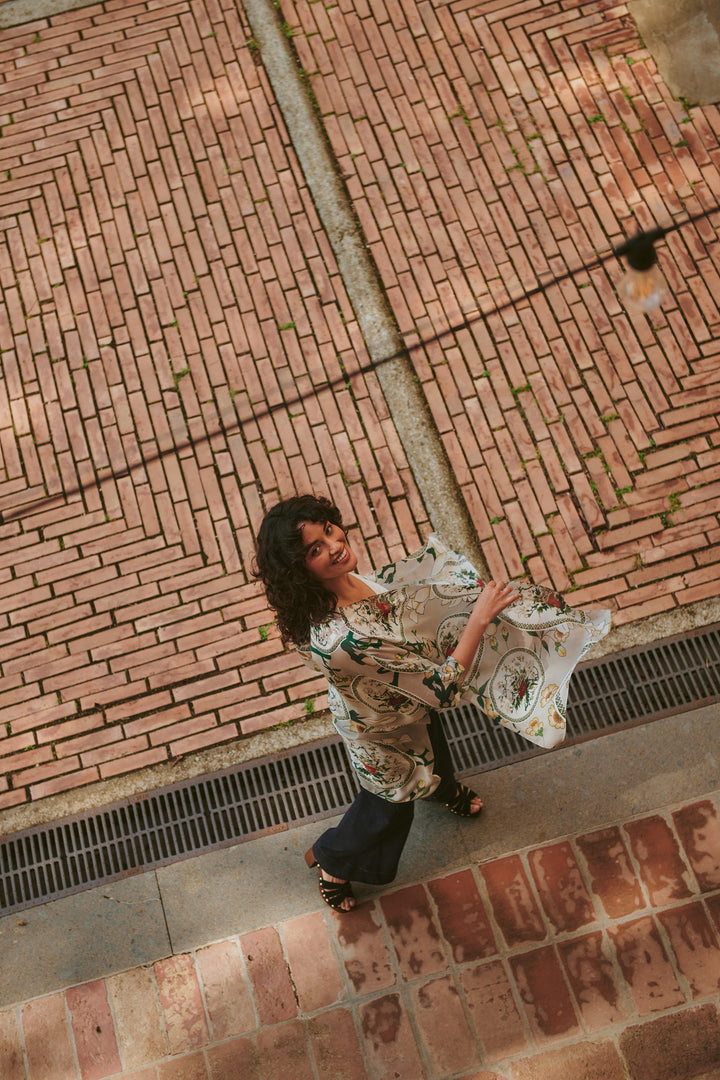 Magnolia Plates Putty Throwover