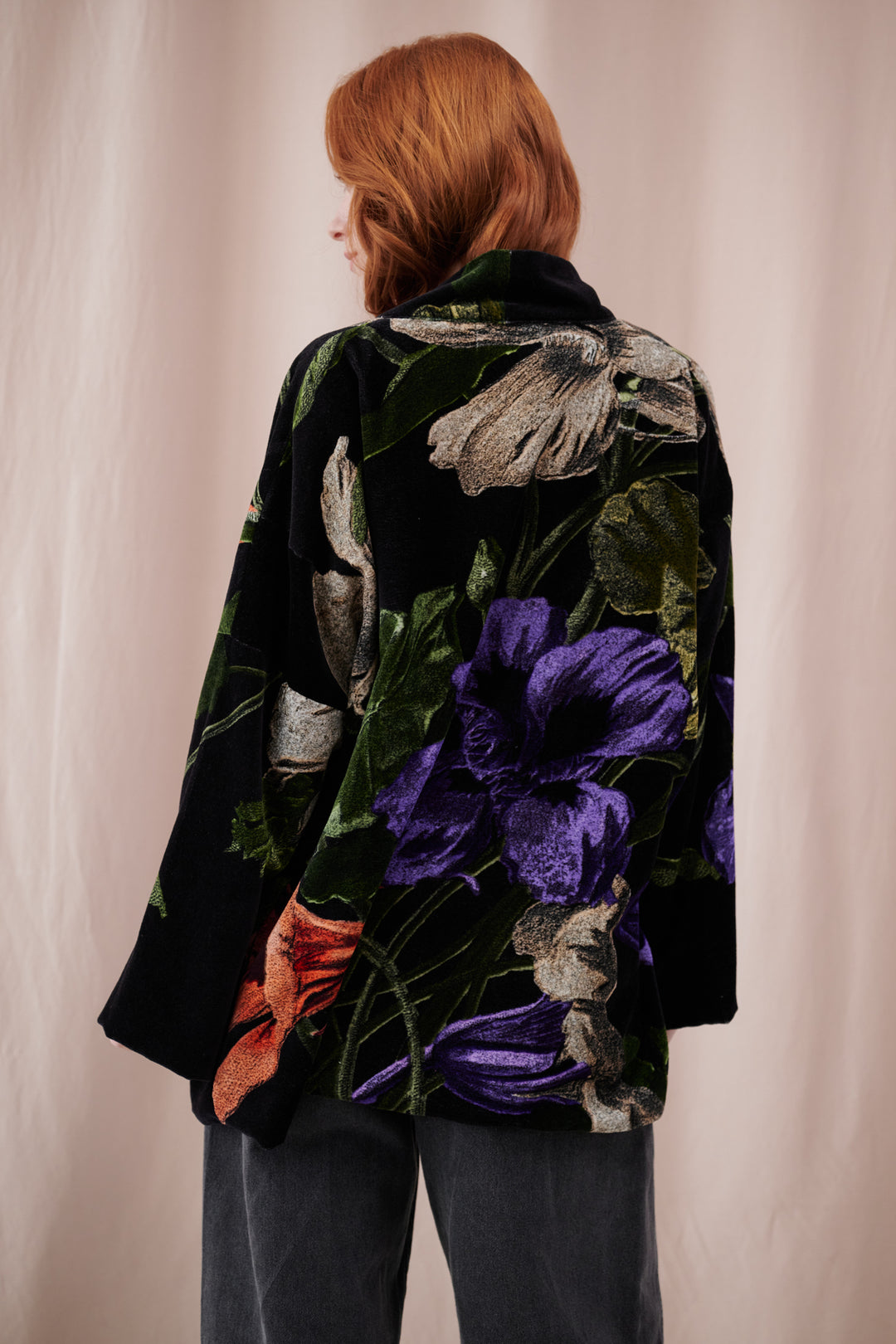 Nasturtium Black Velvet Pocket Jacket