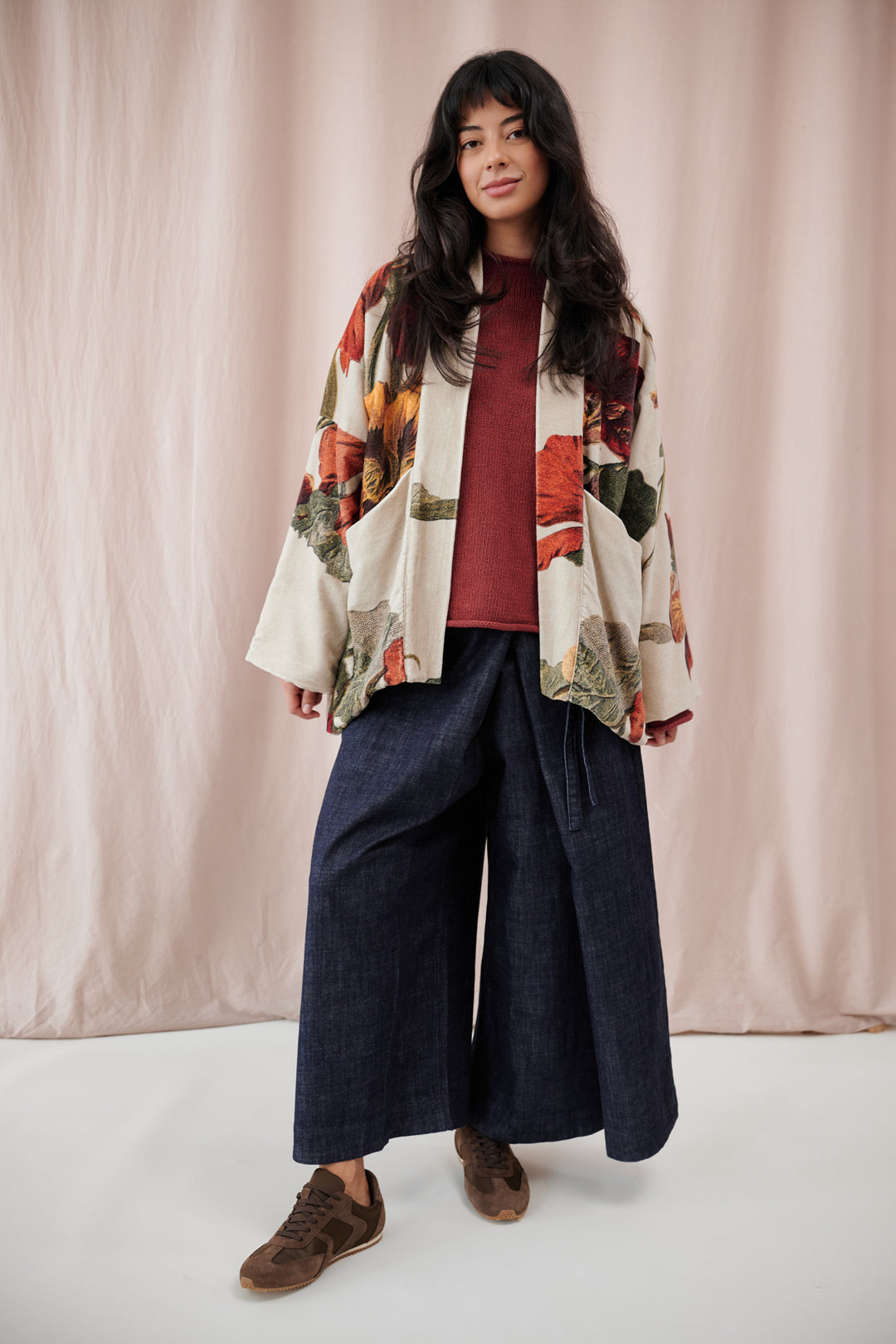 Nasturtium Fawn Velvet Pocket Jacket
