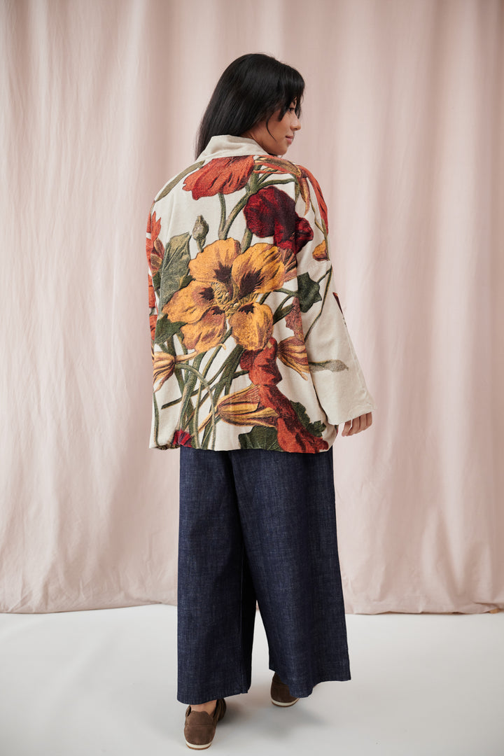 Nasturtium Fawn Velvet Pocket Jacket