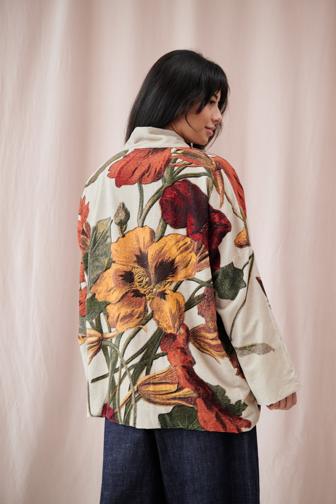 Nasturtium Fawn Velvet Pocket Jacket