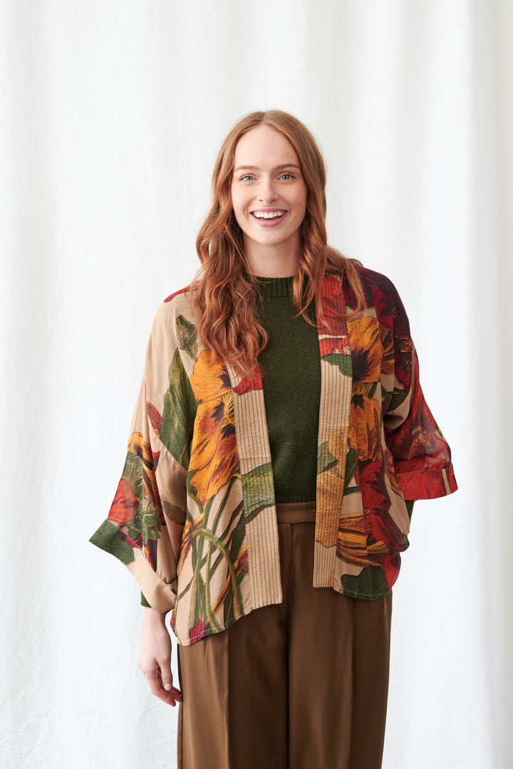 Nasturtium Fawn Kimono