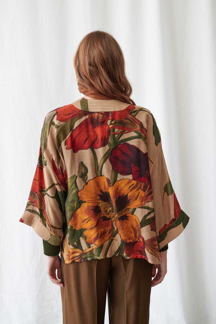 Nasturtium Fawn Kimono