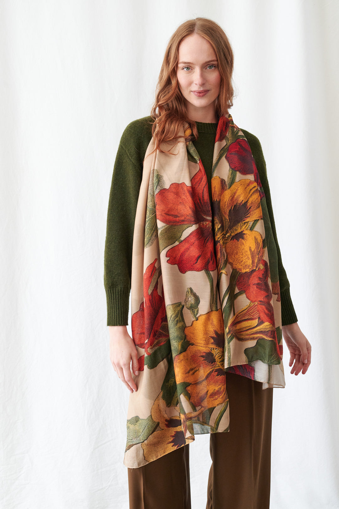 Nasturtium Fawn Scarf