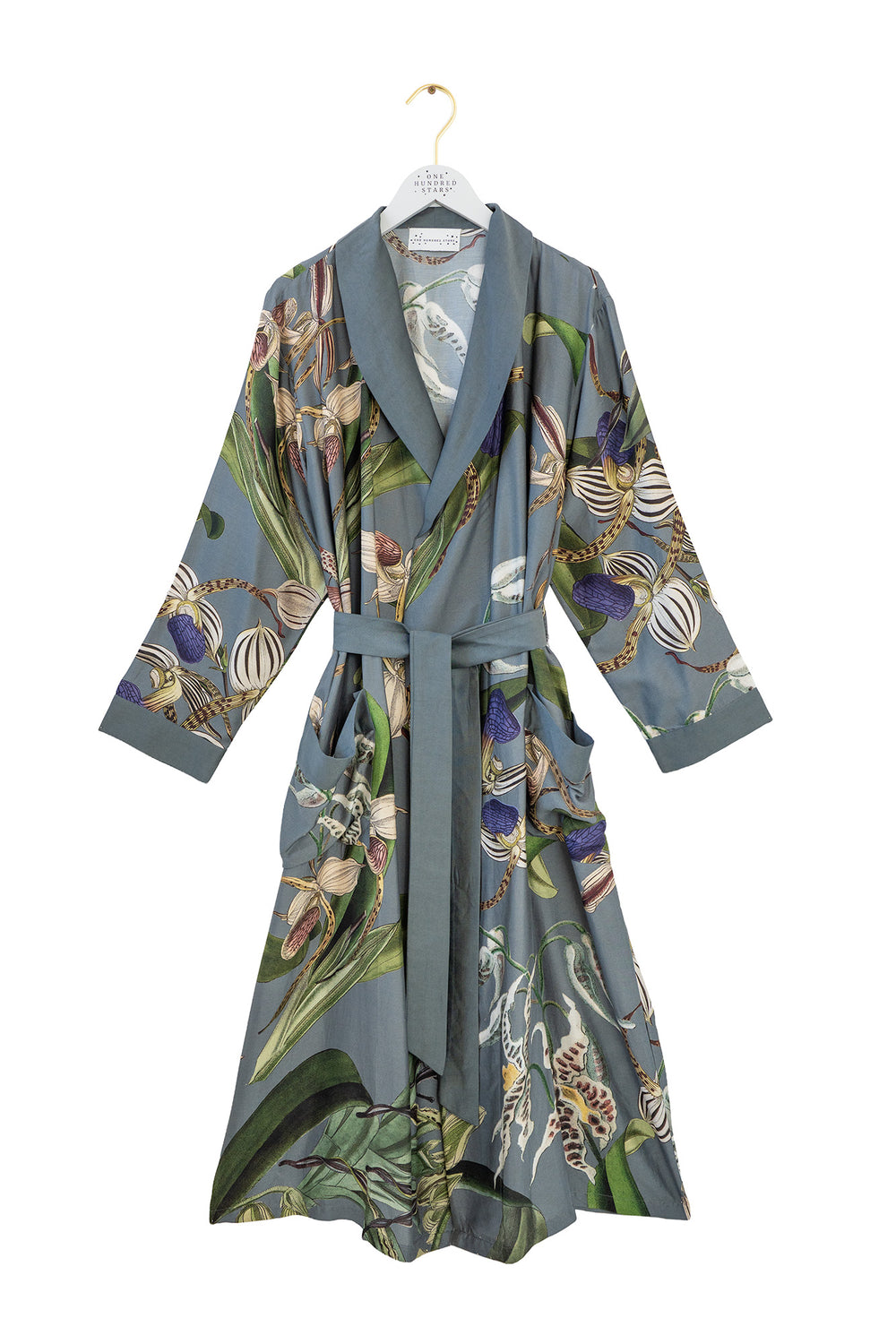 One Hundred Stars Orchid Grey Gown