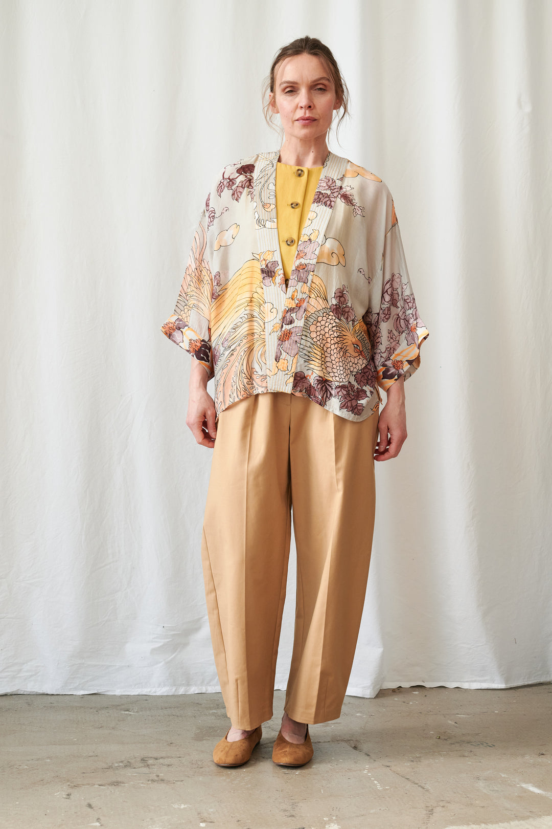 Kimono gris phénix