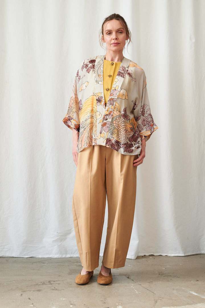 Kimono gris phénix
