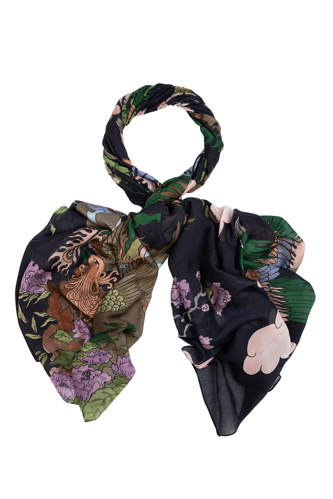 Phoenix Black Scarf