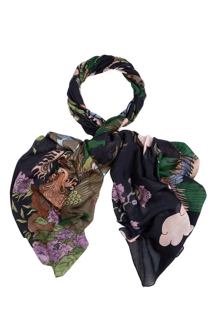 Phoenix Black Scarf