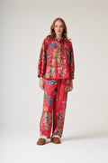 Primula Berry Poplin Pyjama Set