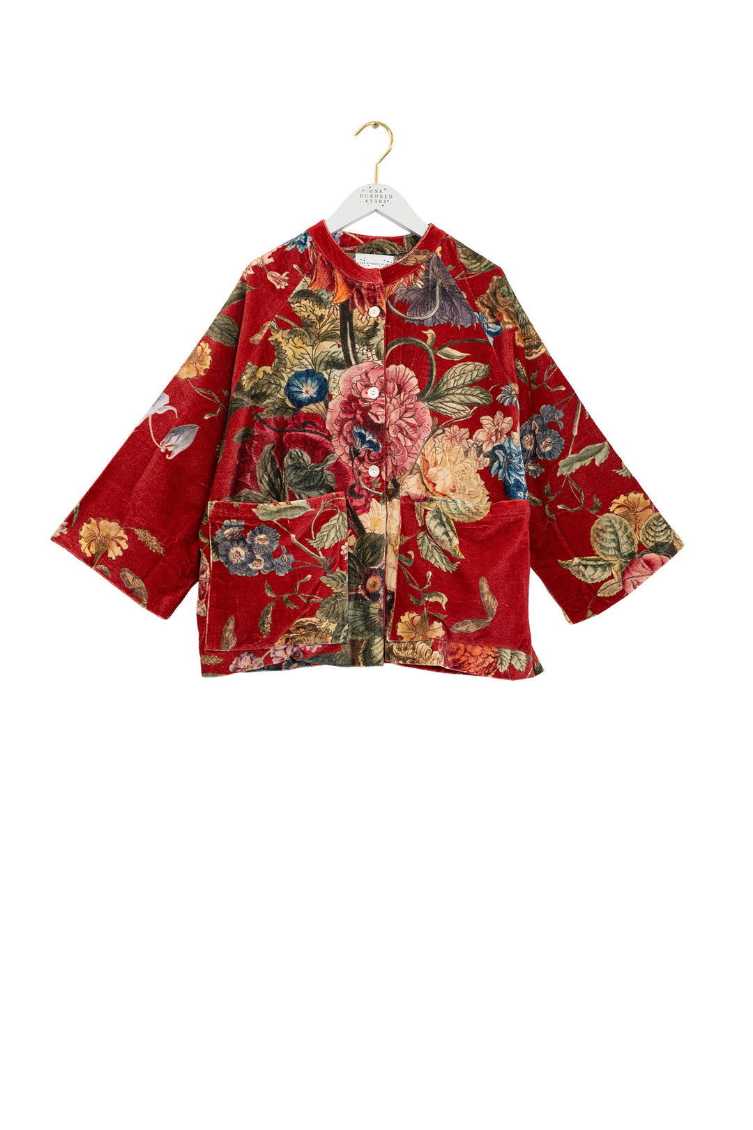 Primula Berry Velvet Jacket