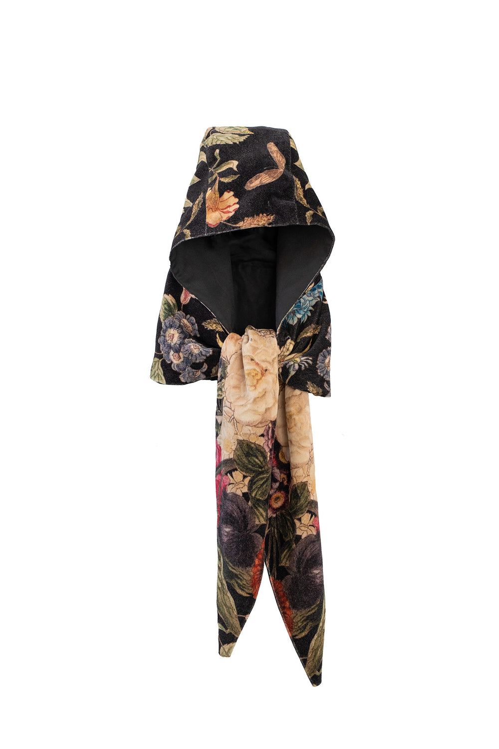 One Hundred Stars Primula Black Velvet Hood