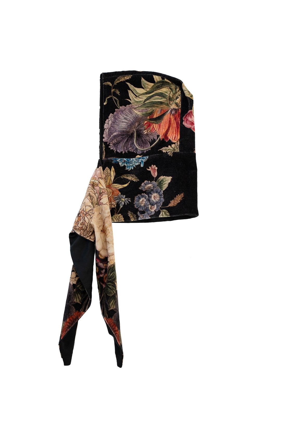 One Hundred Stars Primula Black Velvet Hood