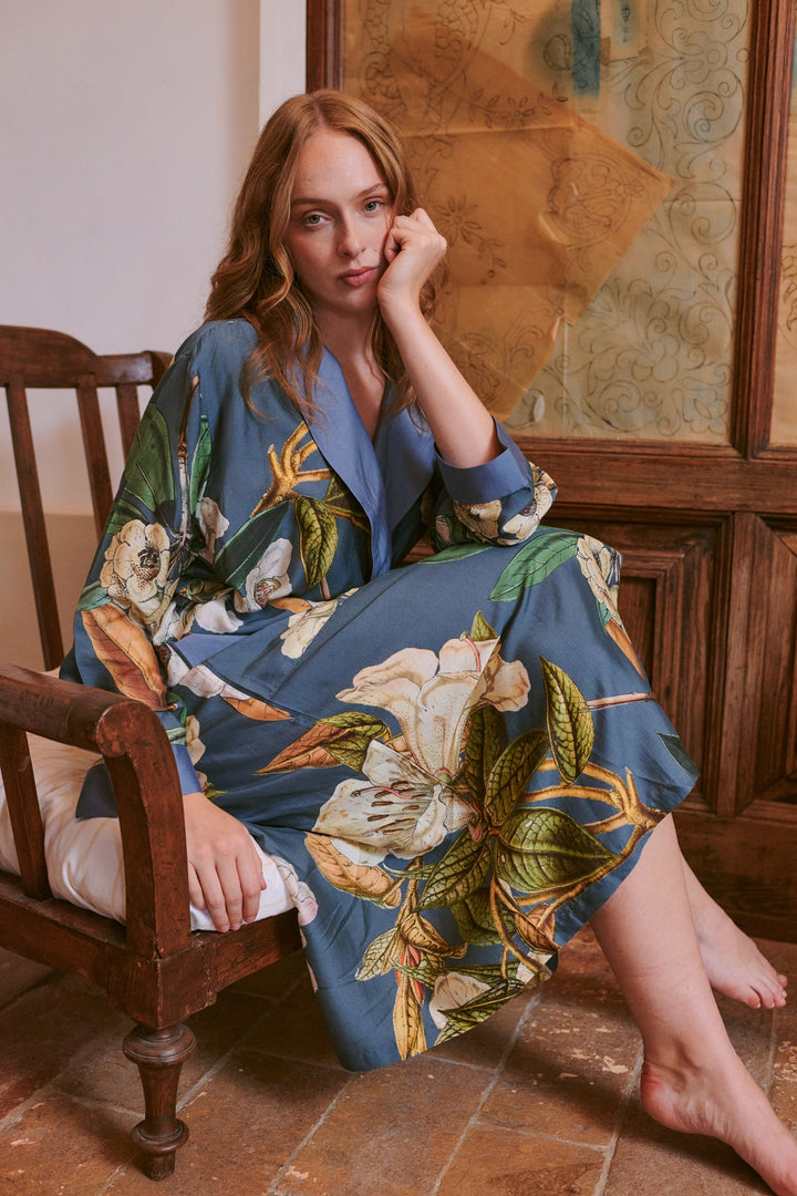 One Hundred Stars Rhodoleia Blue Gown