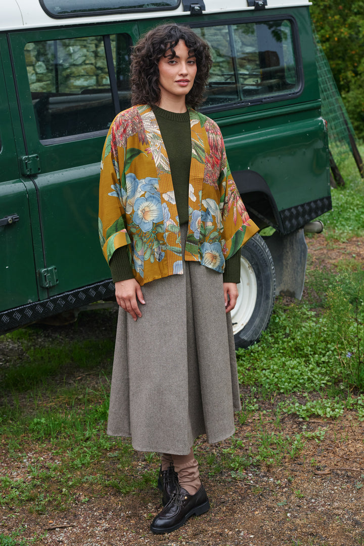Rhodoleia Gold Kimono