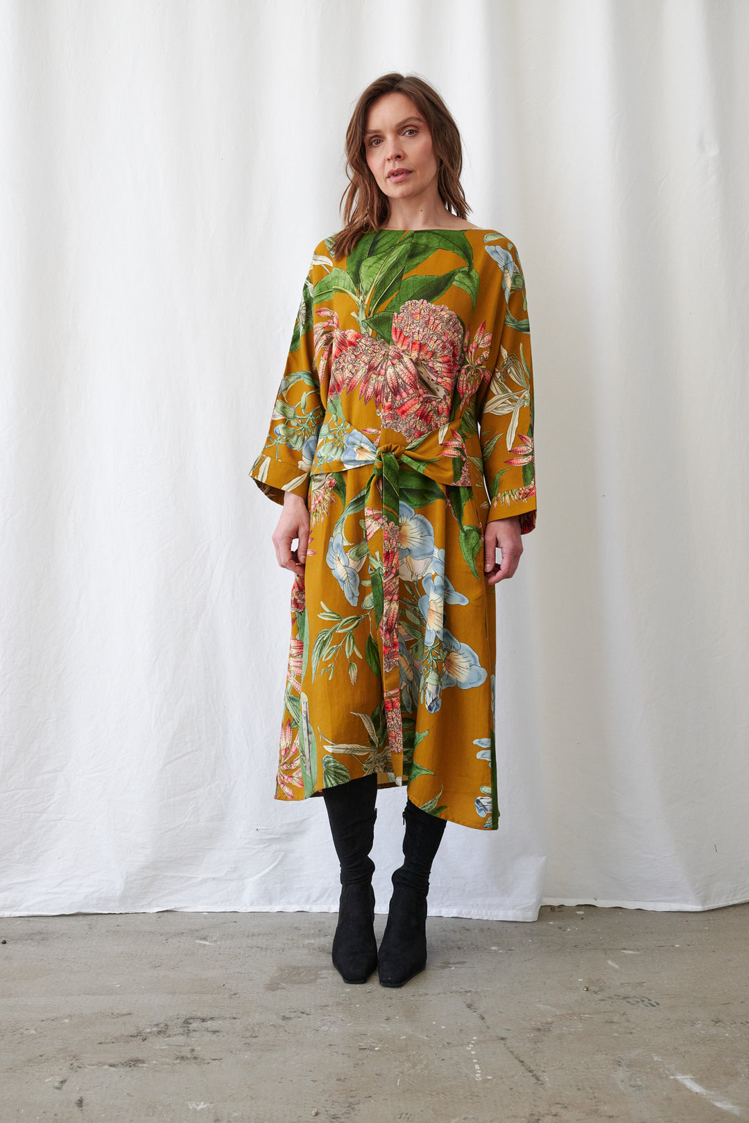 One Hundred Stars Rhodoleia Gold Kate Dress
