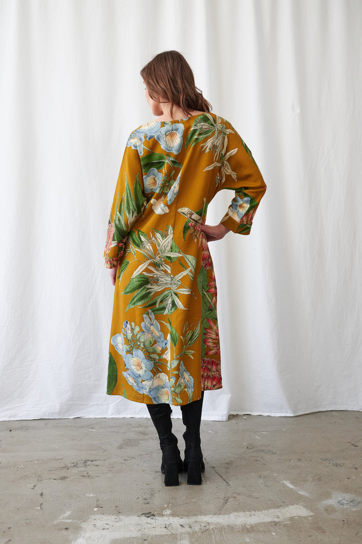 One Hundred Stars Rhodoleia Gold Kate Dress