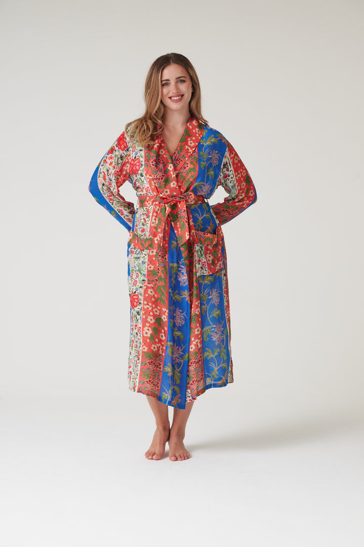Ribbons Cobalt Gown