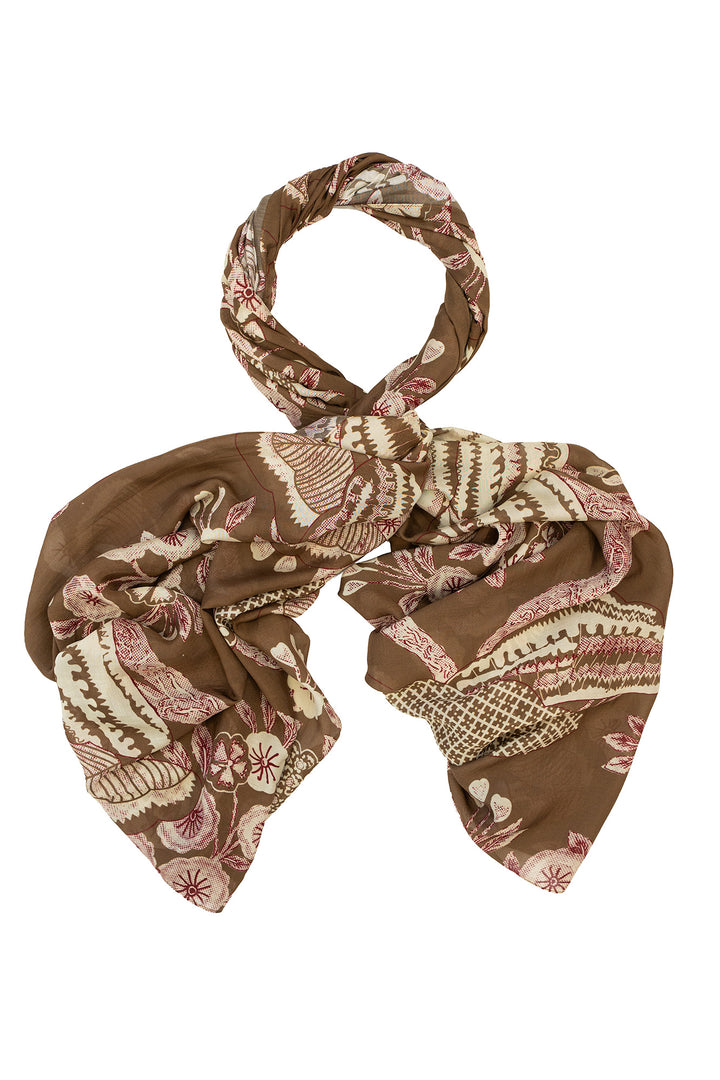 One Hundred Stars Rosa Brown Scarf