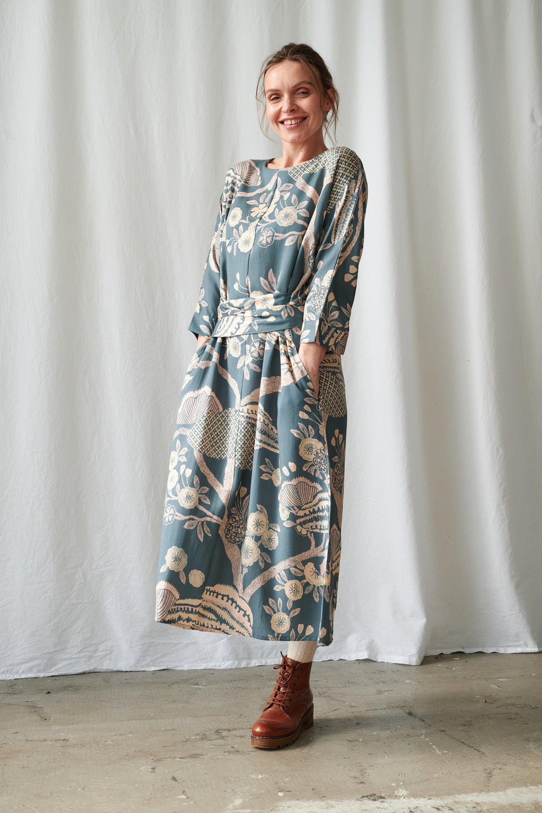 One Hundred Stars Rosa Blue Kate Dress