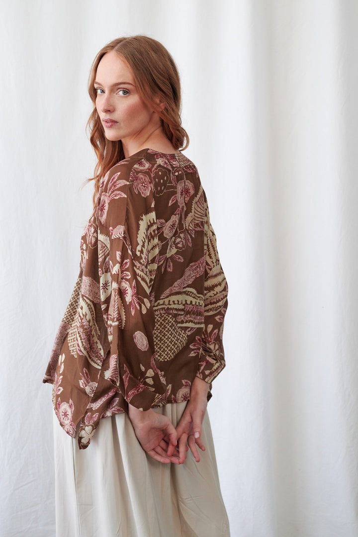 Kimono Rosa Brown