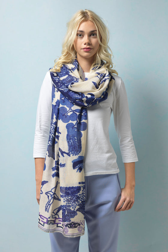 Giant Willow Blue Scarf