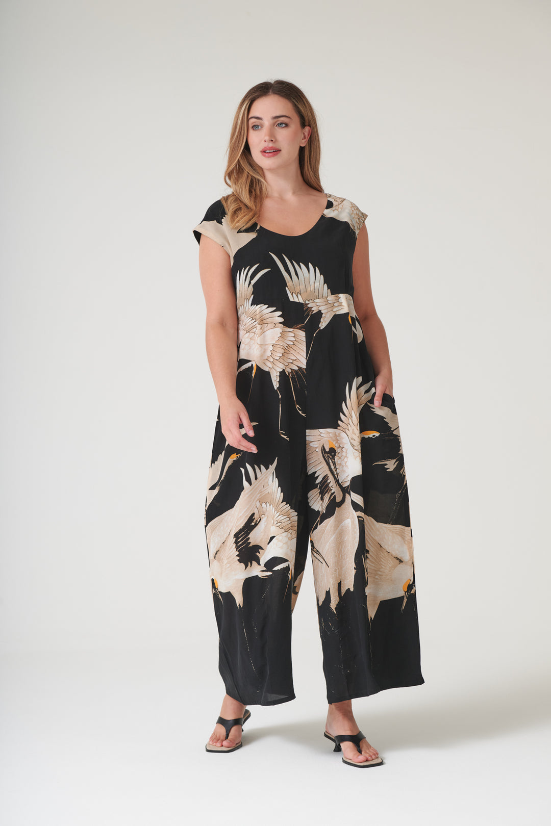 Stork Black Jumpsuit