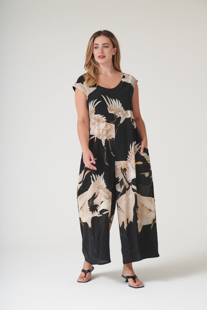 Stork Black Jumpsuit