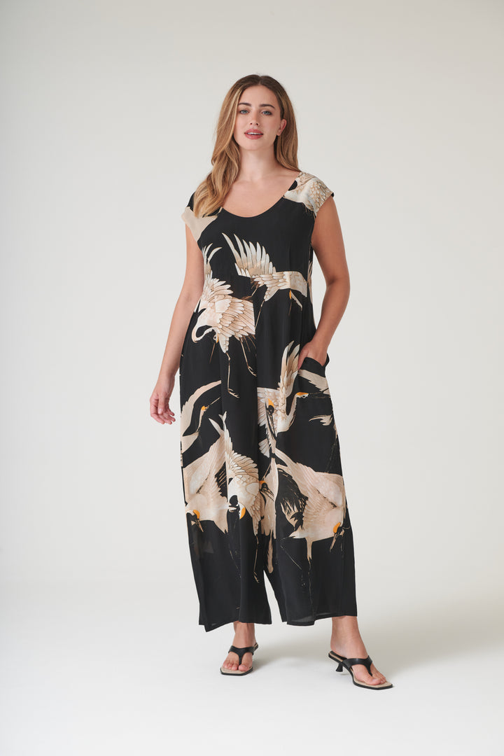 Stork Black Jumpsuit