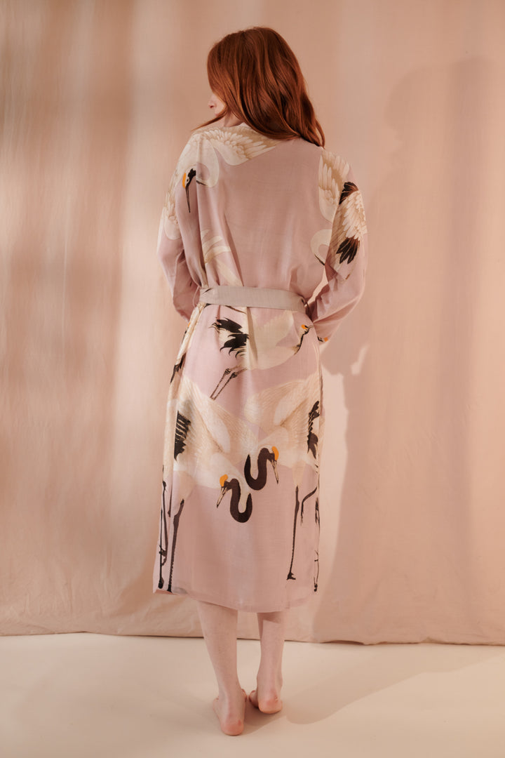 Stork Plaster Pink Gown