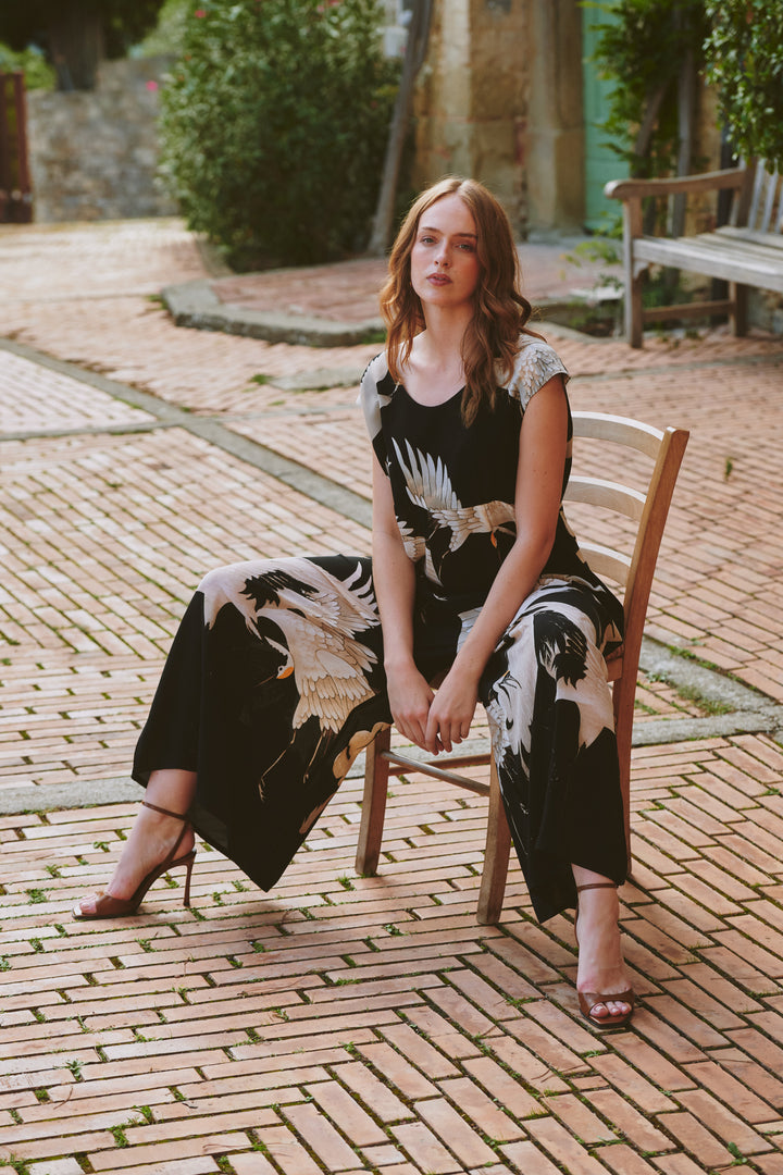 Stork Black Jumpsuit