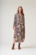 Susani Charcoal Crepe Darcy Dress
